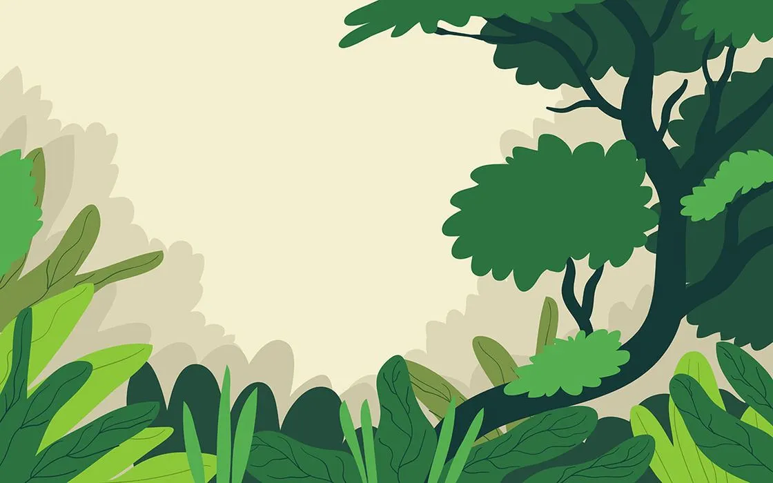 Hình ảnh rừng cây xanh  file vector mẫu KK44