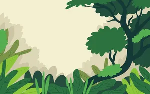 Hình ảnh rừng cây xanh  file vector mẫu KK44