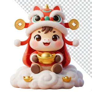 Linh Vật Ngựa Tết Nguyên Đán 2026 Phong Cách Hoạt Hình PNG