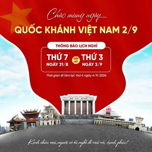 Poster chào mừng kỉ niệm ngày Quốc khánh 2-9 file PSD mẫu CR1009