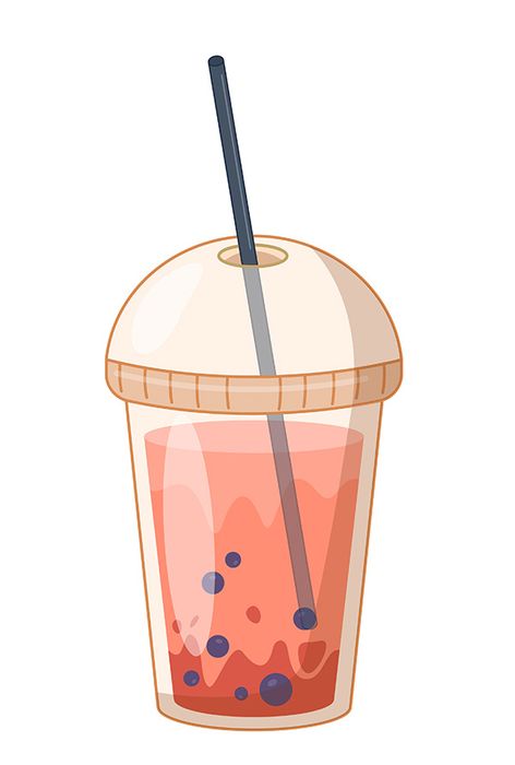 Hình ảnh cốc trà sữa trân châu file vector mẫu CR740