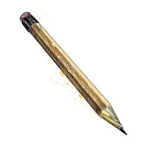 Hình ảnh cây bút chì file vector mẫu HH60