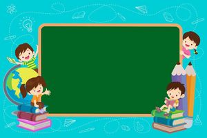 Background bé học tập file vector mẫu CR216