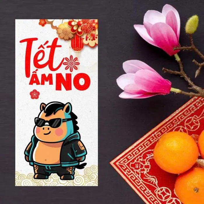Lì Xì Tết Bính Ngọ 2026 - Thiết Kế Hoạt Hình Ngộ Nghĩnh CDR