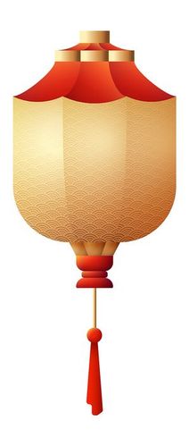 Hình ảnh đèn lồng trang trí dịp tết file vector mẫu CR519