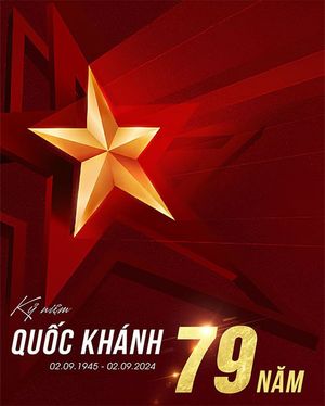 Poster chào mừng lễ Quốc khánh 2-9 file PSD mẫu CR1022