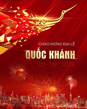 Poster chào mừng ngày đại lễ mùng 2 tháng 9 file PSD mẫu CR1032