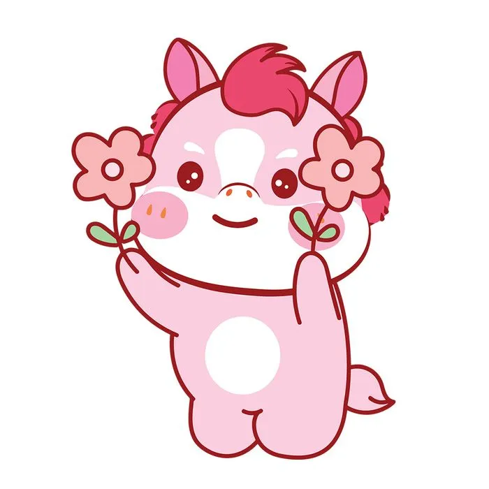 Linh Vật Ngựa Tết Dễ Thương - Hình Minh Họa EPS Độc Đáo