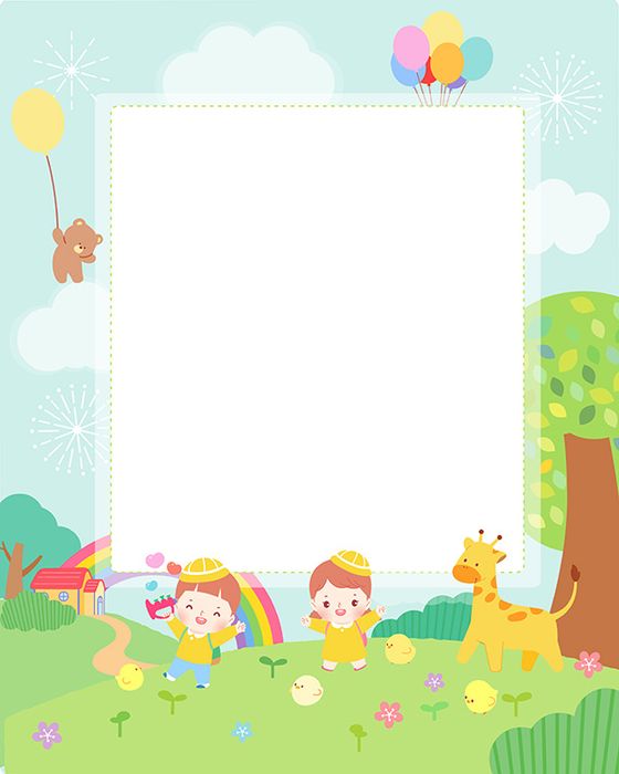 Background bé đi học file vector mẫu CR265