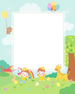 Background bé đi học file vector mẫu CR265