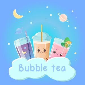 Hình ảnh cốc trà sữa file vector mẫu CR733