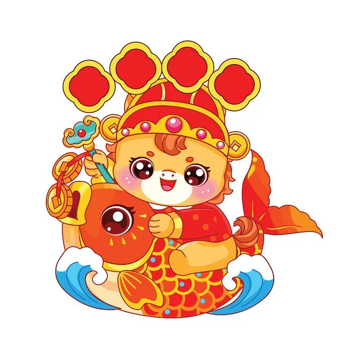 Linh Vật Ngựa Tết Nguyên Đán Dễ Thương – Thiết Kế Minh Họa EPS Vector