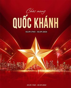Poster chào mừng ngày lễ Quốc khánh 2-9 file PSD mẫu CR1026