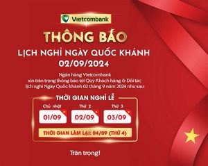 Banner thông báo nghỉ lễ quốc khánh file vector mẫu CR1312