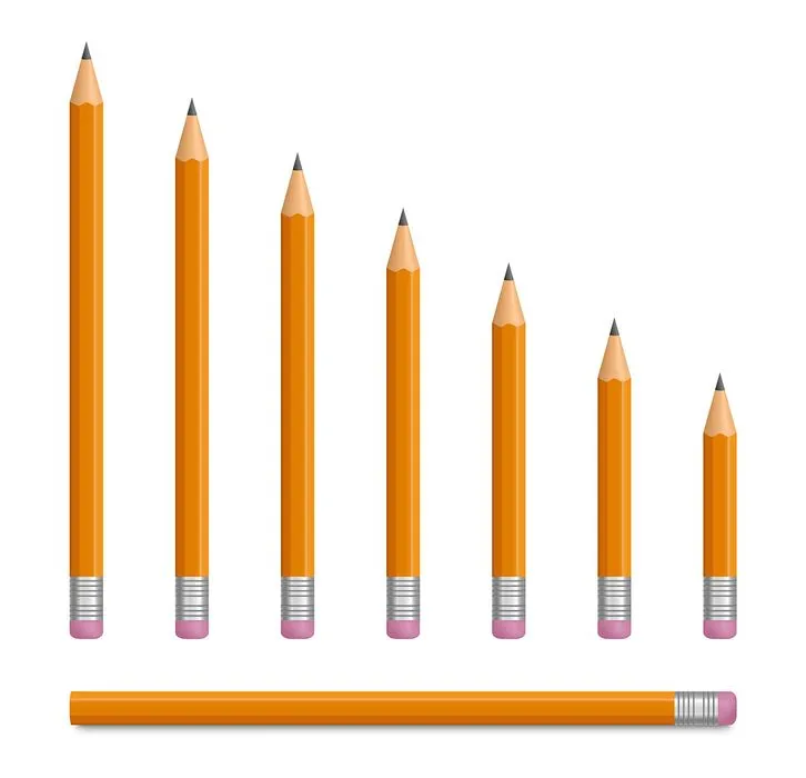 Bộ sưu tập cây bút chì file vector mẫu HH88