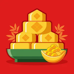 Hình ảnh thỏi vàng file vector mẫu CR1953