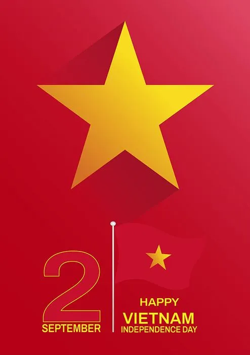 Poster chào mừng ngày quốc khánh file vector mẫu KT4
