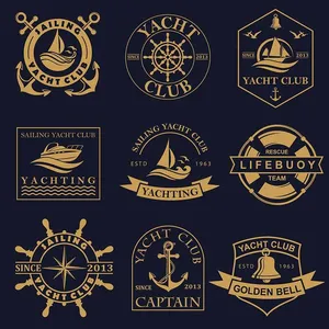 Bộ sưu tập logo cánh buồm file vector mẫu HH198