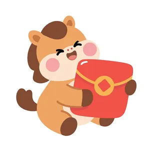 Linh vật Ngựa Tết 2026 – Hình minh họa vector dễ thương