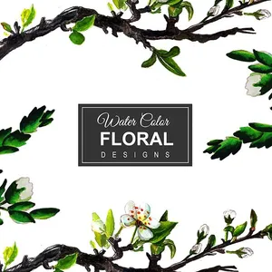 Cành Lá Và Hoa Nước Hình Minh Họa EPS Đa Năng Cho Thiết Kế