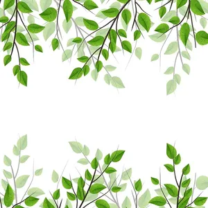 Cành Lá Xanh Tươi – Hình Minh Họa Vector EPS Đa Dụng cho Thiết Kế