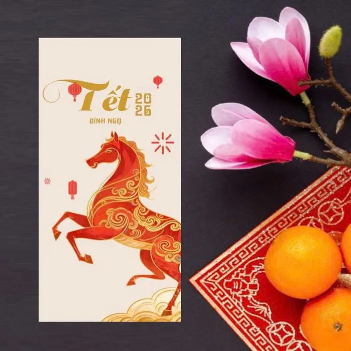 Lì xì Tết 2026 Bính Ngọ Vector - Thiết kế Độc đáo & Chuyên nghiệp