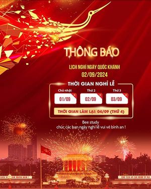 Poster lịch nghỉ lễ Quốc khánh 2-9 file PSD mẫu CR1018