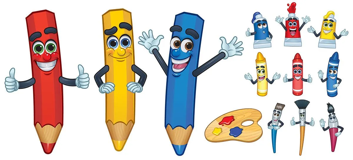 Bộ sưu tập cây bút chì file vector mẫu HH8