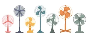 Hình ảnh cái quạt điện file vector mẫu OC87