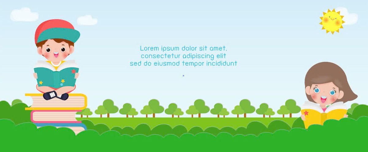 Banner học tập edu file vector mẫu CR247