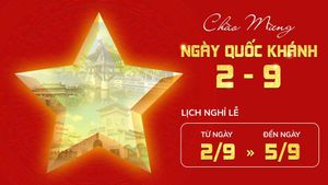 Banner chào mừng ngày quốc khánh 2-9 nền màu đỏ file PSD mẫu CR1324