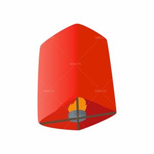 Hình ảnh đèn lồng màu đỏ trang trí dịp tết file PNG mẫu CR531