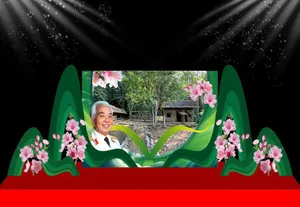 Backdrop Tết 2026 Cổ Điển Kỷ Niệm (CDR)