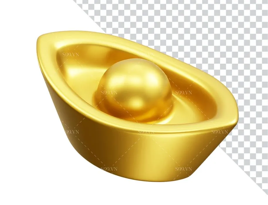 Hình ảnh đĩnh vàng file PNG mẫu CR1928