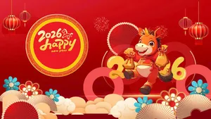 Banner Chúc Mừng Năm Mới 2026 Ất Tỵ - Thiết Kế Tết Độc Đáo CDR