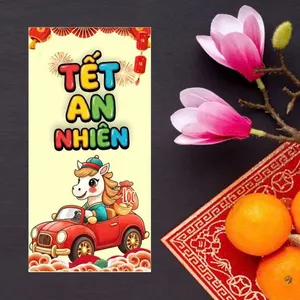 Mẫu Lì Xì Tết 2026 Phong Cách Hoạt Hình Dễ Thương - File CDR