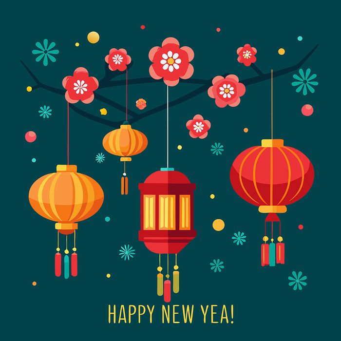 Đèn lồng trang trí trong ngày lễ tết file vector mẫu CR298