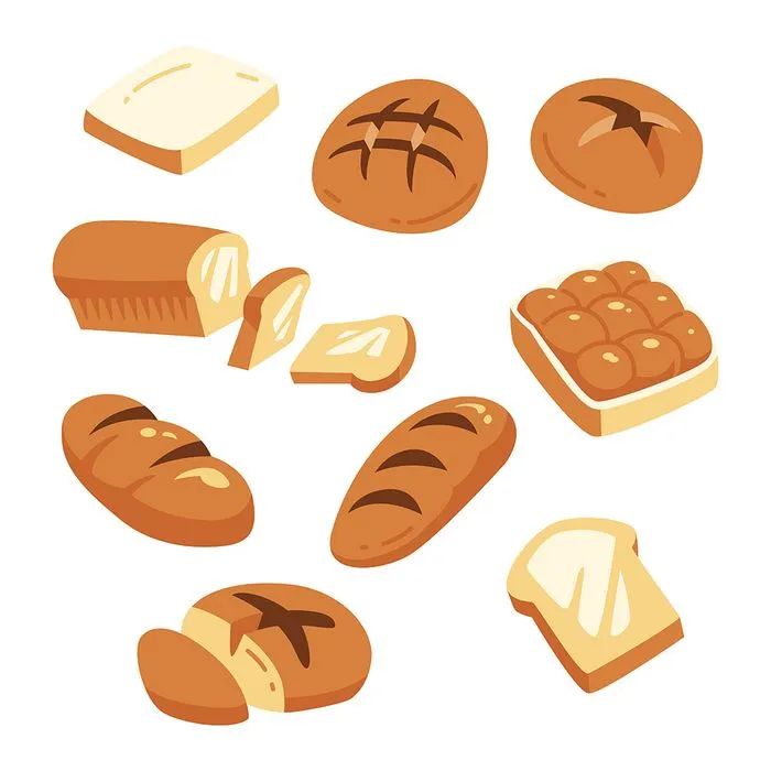 Bộ Sưu Tập Bánh Mì Minh Họa Vector EPS