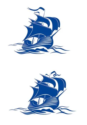 Bộ sưu tập cánh buồm file vector mẫu HH183