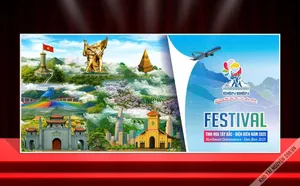 Backdrop Du Lịch Việt Nam 2025 – Biểu Tượng Điện Biên CDR