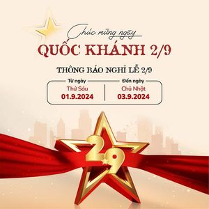 Poster lịch nghỉ lễ chào mừng ngày Quốc khánh 2-9 file PSD mẫu CR1014