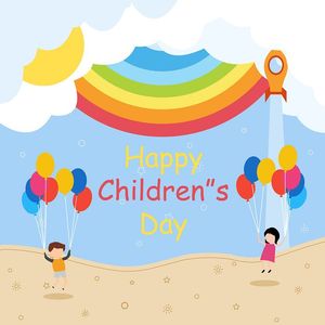 Banner trẻ em vui chơi file vector mẫu CR1228