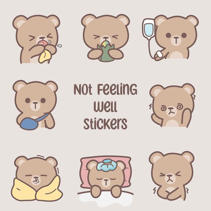 Bộ sưu tập hinh ảnh chú gấu cute file vector mẫu CR69