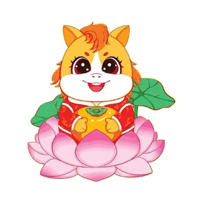 Linh Vật Ngựa Tết Ất Mùi 2026 - Thiết Kế Vector EPS Độc Đáo