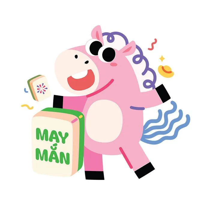 Linh Vật Ngựa Tết Bính Ngọ 2026 - Hình Minh Họa Vector Dễ Thương