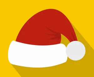 Hình ảnh chiếc mũ ông già noel file vector mẫu CR1796