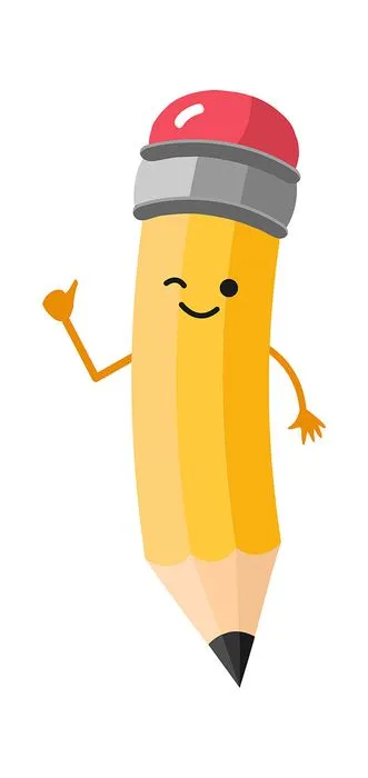 Hình ảnh cây bút chì file vector mẫu HH114