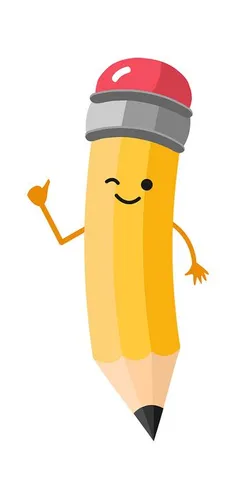 Hình ảnh cây bút chì file vector mẫu HH114