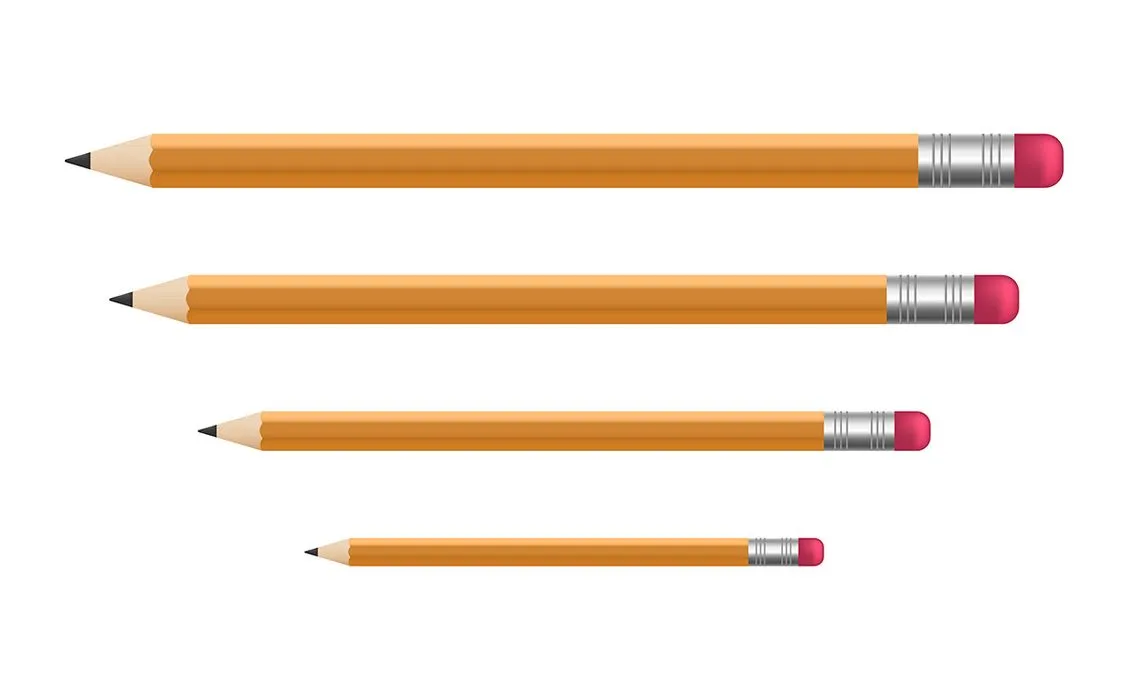 Hình ảnh cây bút chì file vector mẫu HH124