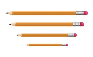 Hình ảnh cây bút chì file vector mẫu HH124